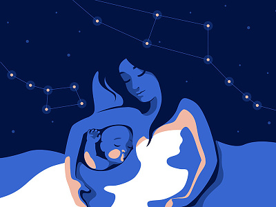 Nighty Night baby bed constellation hugs love motherhood nest night sleep ursa major