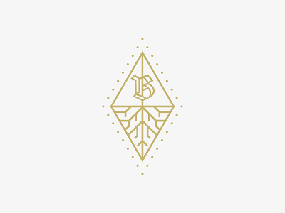 Brassroots Brewing co. - Diamond Icon beer branding brewery craft beer design diamond gold icon light logo triangle typoghraphy vector