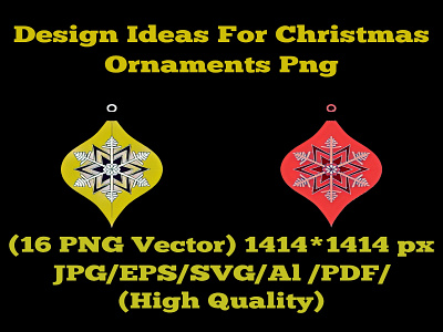 Design Ideas For Christmas Ornaments Png