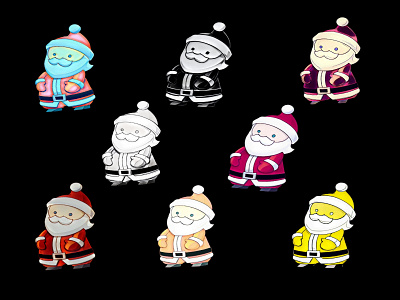 Cartoon Clip Art of Santa Claus Png santa claus pictures