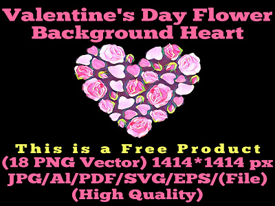 Valentine's Day Flower Background Heart flower shops valentine ne