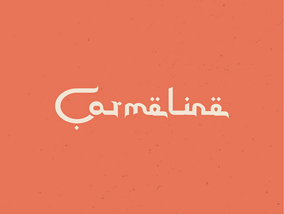 Logo - Carmeline arab logo minimal music music logo type