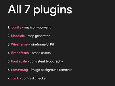 7 Awesome Figma Plugins!!! design graphic design illustration logo ui ux vector