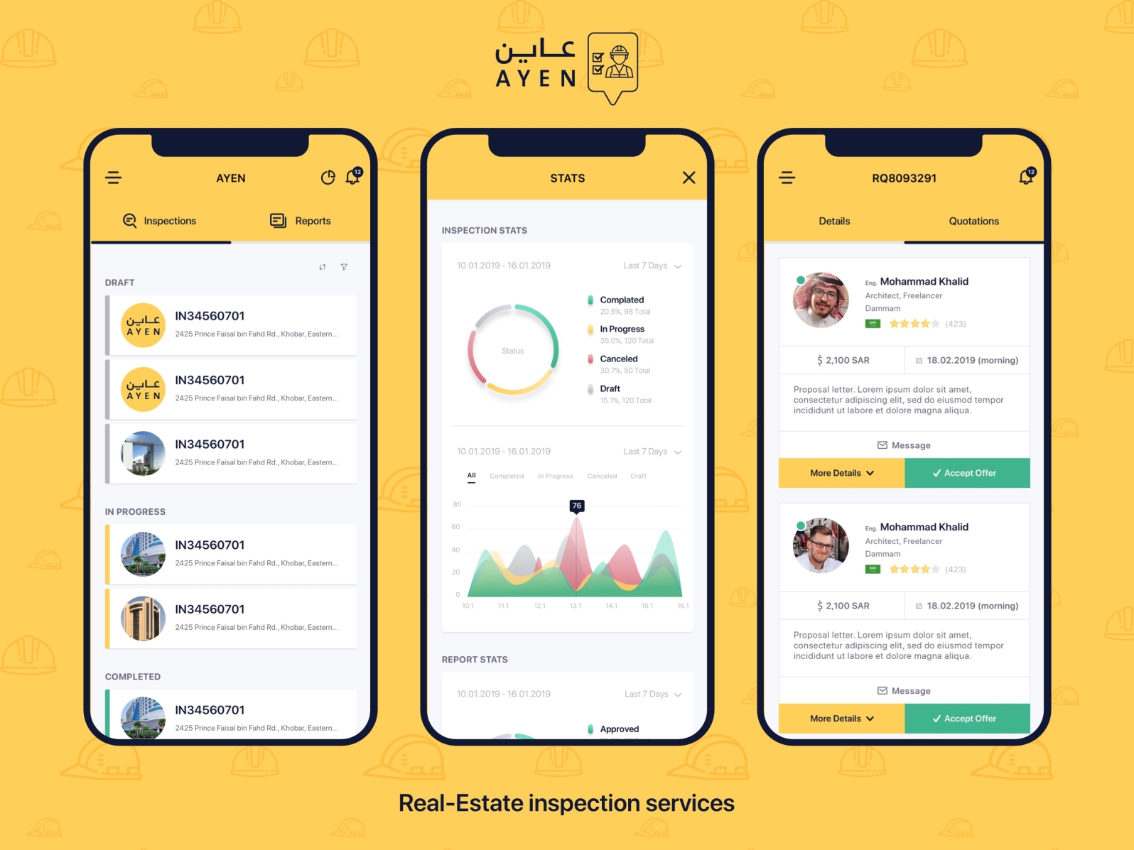 AYEN Real Estate Inspection Services by Muhammad Sajawal on Dribbble