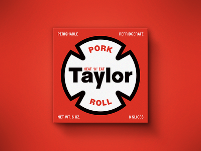 Taylor Pork Roll branding design food identity illustration logo packaging pattern rebranding type