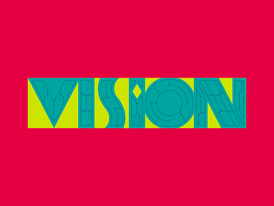 Vision - Marvel Comics brand comic comic art comic book design identity logo type typography vector