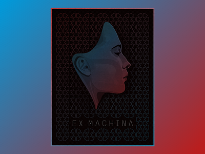 Ex Machina ava available brutalism design illustration machina movie movie poster poster type vector