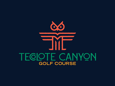 Tecolote Caynon aztec brand design font golf identity latin logo owl spanish type