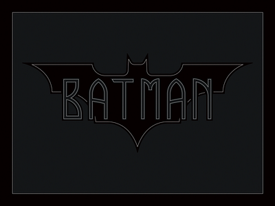 Batman Title comic comic art comic book custom type design font illustration logo type type design typogaphy vector