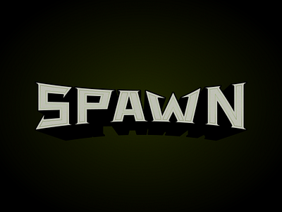 Spawn comic comic art comic book custom type design font identity illustration logo type typography