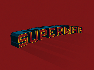 Superman comic comic art comic book custom type design identity illustration logo type vector