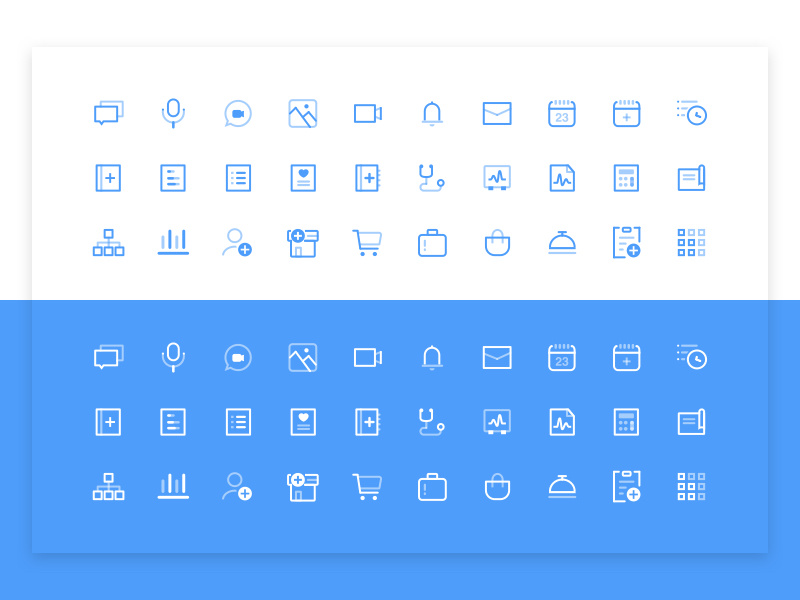 Medical Icons for Dr. Right specifications icon set medical app