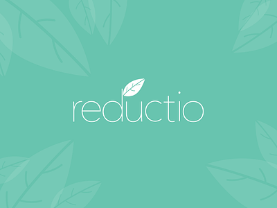 reductio - logo app design app logo branding figma green illustration leave less logo master thesis minimal minimalistic minimalistic logo pure reduction sketch typography ui vector