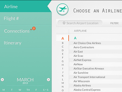 Detail of Page 2: Look Out Below app branding flight ipad look out below travel