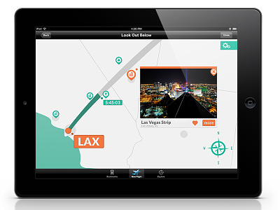 Look Out Below - page 4 app branding flight ipad look out below travel