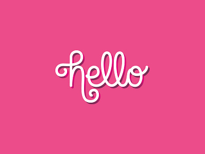Hello by Becky Patterson on Dribbble