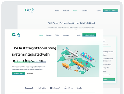 Freight Forwarding Landing Page forwarding freight