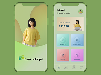 3D Mobile Banking App