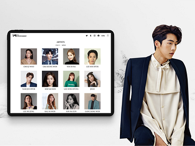 Korean Actors/Actresses Webpage