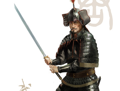 Tang Dynasty character design illustration