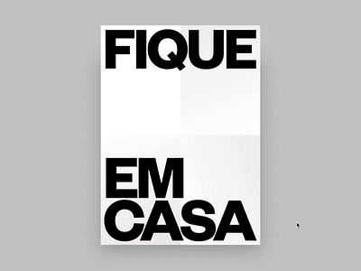 Fique Em Casa (Codepen) creativedoc design digital digital design front end graphic design typographic poster typography ui visual design web