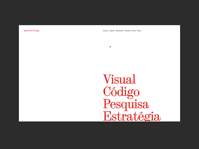 Aprender Design branding design digital design graphic design haas grotesk typography ui ux visual design web