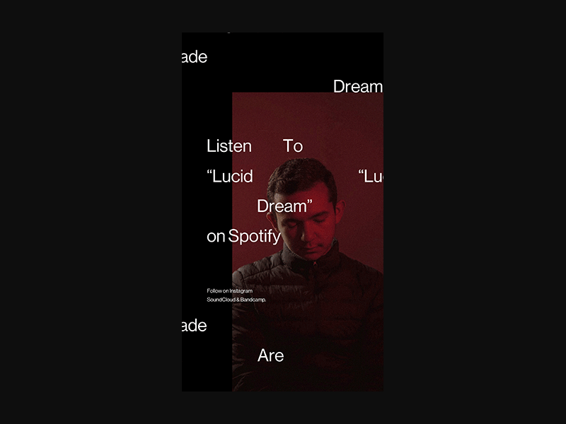Dreams Are Made To design digital design editorial graphic design music music album music art music artwork typography visual design