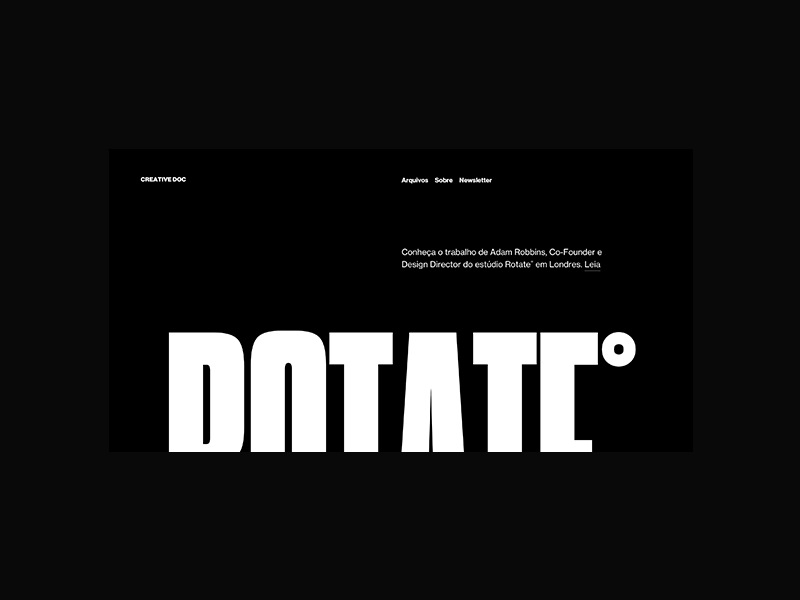 Creative Doc Update 2018 branding creativedoc design digital design editorial graphic design haas grotesk typography ui visual design web