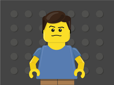 Lego portrait illustration lego lego man portrait vector