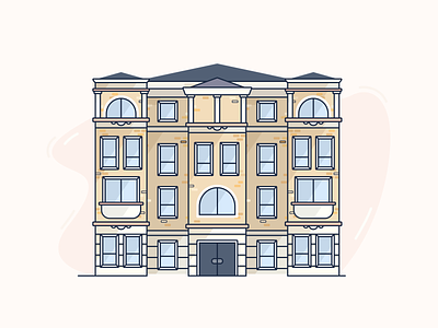 Oslo aparment apartment apartment builiding building digital art illustration vector