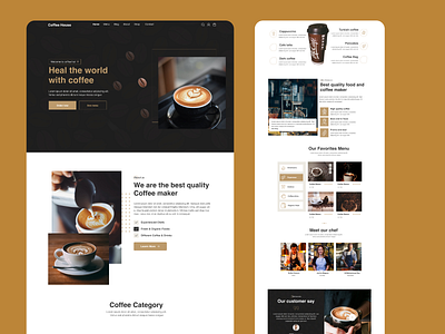 Sanchit Sharma coffee house website design website