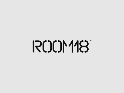 Room118 branding design flat illustration illustrator lettering logo minimal type typography