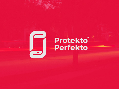 ProtektoPerfekto branding design flat icon illustrator logo minimal type typography vector