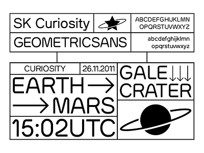 SK Curiosity curiosity fon design font grotesk grotesque nasa sans sans serif type typeface typography