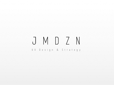 JMDZN Logo branding lettering logo typography ux designer