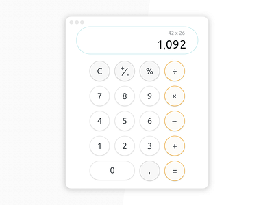 Daily UI 004 - Calculator calculator dailyui ui uidesign widget
