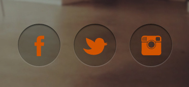Transparent Social Media Icons buttons css facebook icon instagram social media twitter ui website