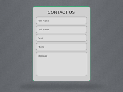 Simple Contact Form contact contact form design desktop form ui web