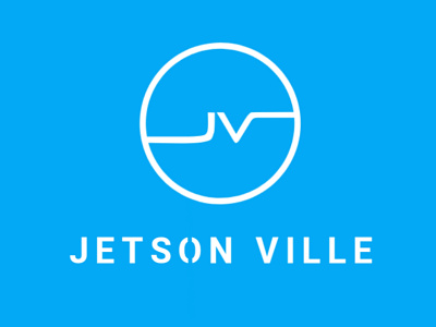 Logo JV jetson ville brand identity branding design graphic graphic design identity identity visual illustration line logo logo modern logo simple logo type typography vektor