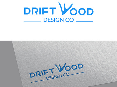 Logo drift wood simple