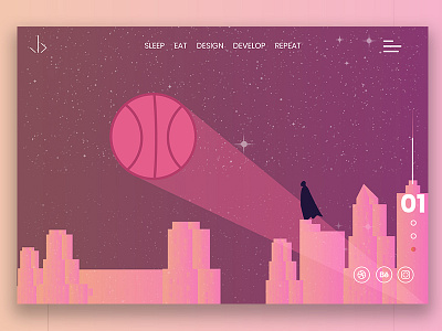 Dribbbleman again batman debut design developer dribble hello web