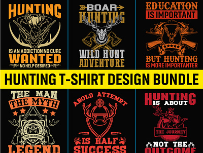 HUNTING T-Shirt Design Bundle hunting under armour hunting t shirts