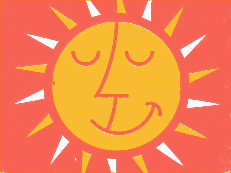 Summer's Going Fast... illustration summer sun