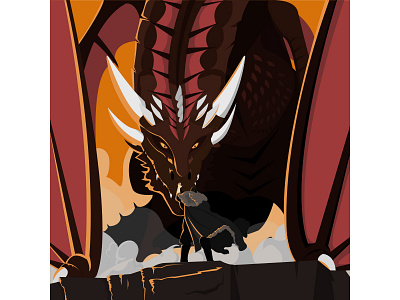 Jon the Unburnt best digital art dragons game of thrones illustration illustrator jon snow popular stark targaryen