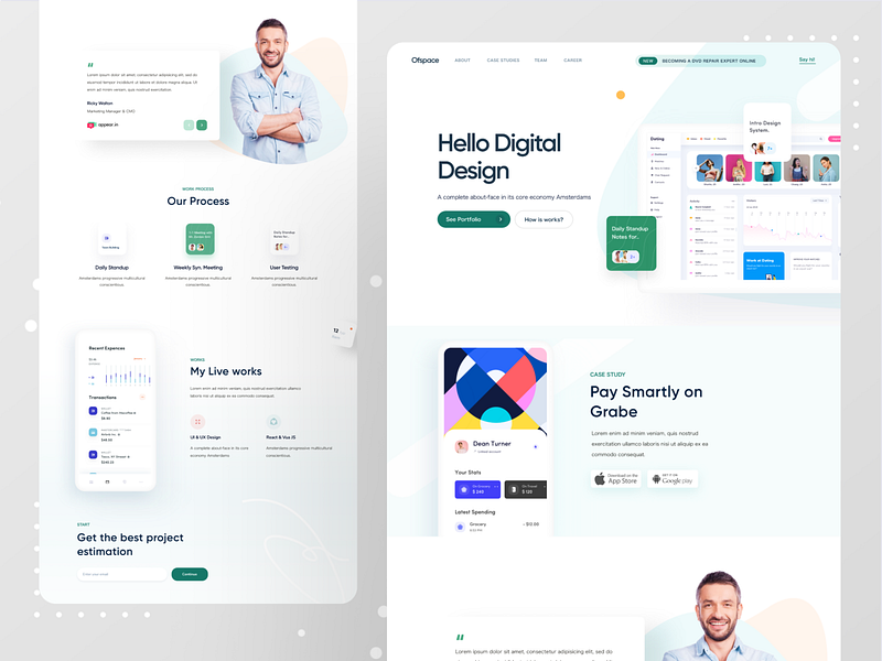 Ofspace Web Designs by Ofspace on Dribbble