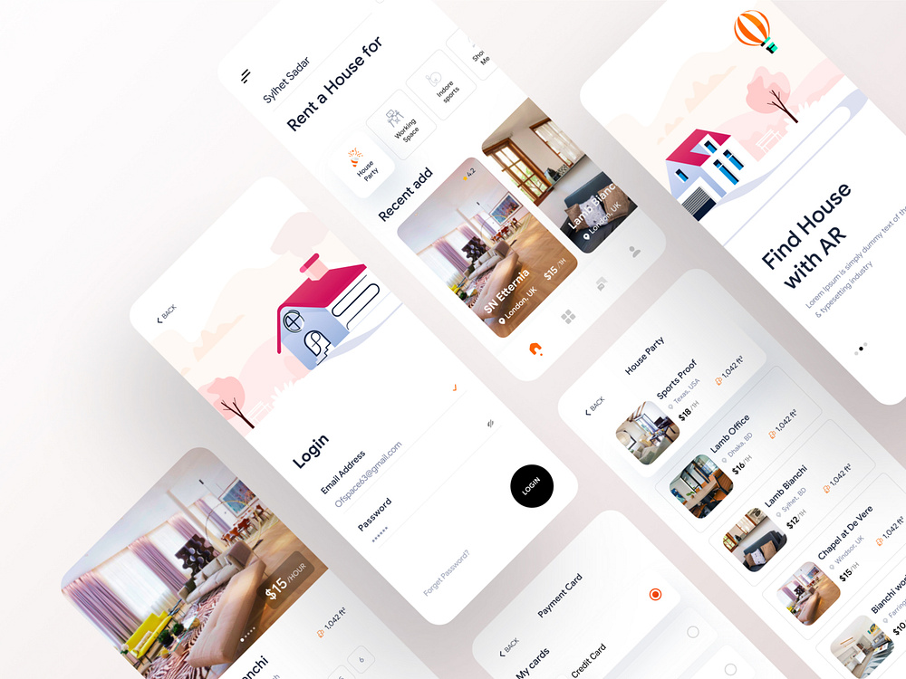 short-term-house-rent-for-different-purpose-by-ofspace-on-dribbble