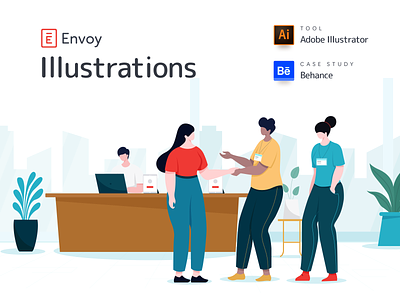 ENVOY ILLUSTRATIONS brand brand and identity brand design brand designer brand identity brand identity design branding branding design illistration illustraion illustration illustration art illustrations illustrations wallpaper illustrations design illustrationsketch illustrations／ui illustrator ofspace ofspace agency