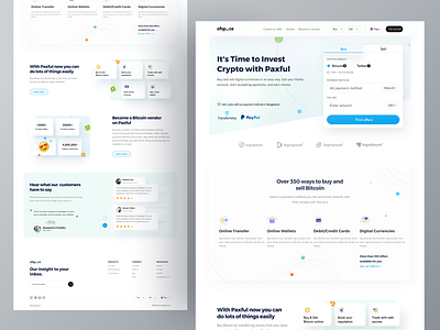 Fintech Home page I Ofspace app design bitcoin bitcoin exchange branding clean ui crypto exchange cryptocurrency dribbble financial services fintech app fintech branding fintech website landing page logo minimal ofspace ofspace agency redesign concept user interface design website design