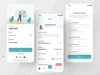 Tyro Finance Mobile app I Ofspace accounting banking case study client finance finance app finances fintech fintech app invoice invoice template invoicing invoicing app money ofspace send money tyro uiux