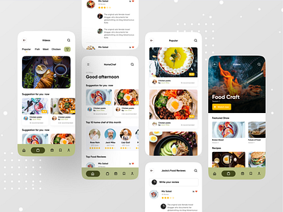 Food Application by Ofspace on Dribbble